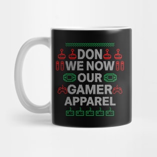 Funny Clever Video Game Ugly Christmas Sweater Winter Sweater For Gamers Mug